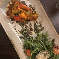 Starter: Pumpkin Quiche at Försters in Berlin