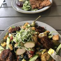 Wiener schnitzel & Salad at Försters in Berlin