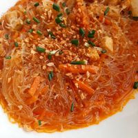 Vegan palabok at S Kitchen in Pasay City