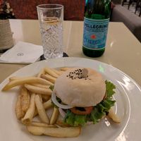 Veggie burger $15 CAD at S Kitchen in Pasay City