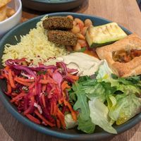 Mezze bowl at Susie's Vegetarian Kitchen in Edinburgh