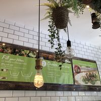 Menu inside restaurant at Hibox in London