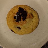 Vegan peanut butter oreo cookie at Go Go Beets in Edinburgh