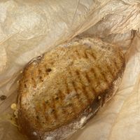 Vegan haggis with vegan cheese   at Go Go Beets in Edinburgh