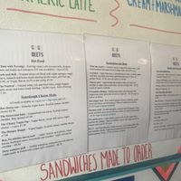 Menu  at Go Go Beets in Edinburgh