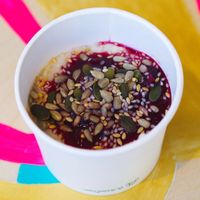 Coconut milk porridge at Go Go Beets in Edinburgh