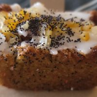 Lemon and poppyseed loaf at Kaffeine in London