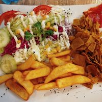 Piatto vöner curry at Pizzeria-Kebab Monte Ararat in Varese