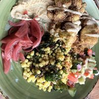 Cauliflower schwarma plate   at Manny's in San Francisco