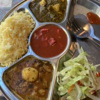 Express thali  at Veggie India in Nijmegen