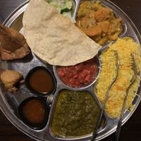 Royal Thali (all vegan) at Veggie India in Nijmegen