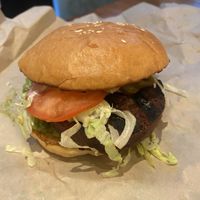 Guacamole burger  at Lekka Burger in New York City