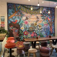 Artwork is amazing.   at Lekka Burger in New York City