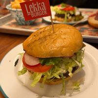 Guac burger   at Lekka Burger in New York City