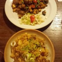 Our dinner. It was perfect at Vegalite in Brno