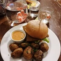 Robi burger at Vegalite in Brno