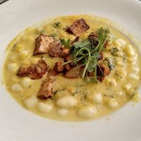 Gnocchi (from a lunch menu) at Vegalite in Brno