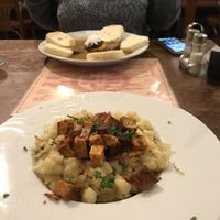 Slovak and czech typical meals at Vegalite in Brno
