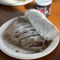 The Vegan Fireside Crepe at Café Crêpe in Big Bear Lake