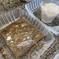 Fireside apple cinnamon crepe with coconut whipped cream #Veganuary at Café Crêpe in Big Bear Lake