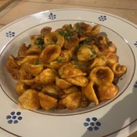 Tomato pasta…with hazelnuts?  at Alba in Newtown