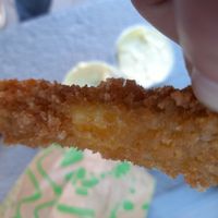 Cheesy sticks at Végéman in Strasbourg