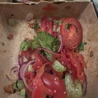 Kebab de jitomate y lechuga😒  at Végéman in Strasbourg