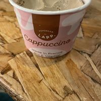 Cappuccino ice cream  at Végéman in Strasbourg