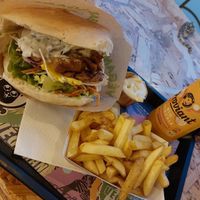 Menu kebab at Végéman in Strasbourg