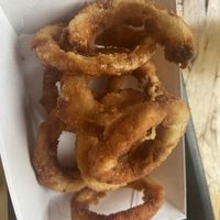 Onion rings  at Végéman in Strasbourg
