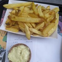 French fries and vegan mayonnaise (from 13.90€ menu) 3.5/5 at Végéman in Strasbourg