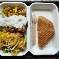 Kebab Plate at Végéman in Strasbourg