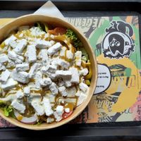 Grecus Salad at Végéman in Strasbourg