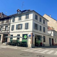 Outside of Végéman restaurant   at Végéman in Strasbourg