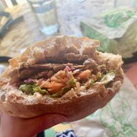 Kebab was easy to eat although it was big  at Végéman in Strasbourg