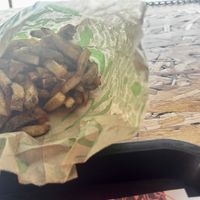 French fries  at Végéman in Strasbourg