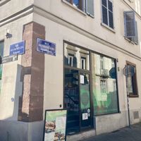 Outside  at Végéman in Strasbourg
