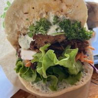 Kebap with extra vegan Greek cheese  at Végéman in Strasbourg