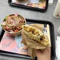 Menu Taco XL with salad   at Végéman in Strasbourg