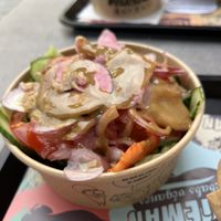 Salad   at Végéman in Strasbourg