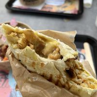 Taco XL with curry saucee  at Végéman in Strasbourg