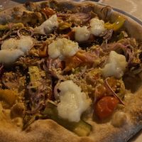 Chicca Vegana pizza at Il Melograno in Trieste