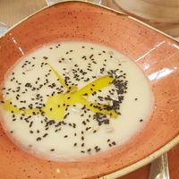 Vellutata di cannellini  #Veganuary at Il Melograno in Trieste