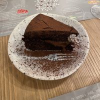 chocolate cake  at Il Melograno in Trieste
