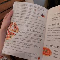 English menu at Il Melograno in Trieste