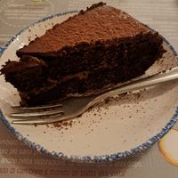 Torta al cioccolato at Il Melograno in Trieste