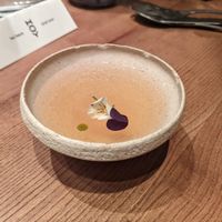 Not quite sure, kind of a palate cleanser #Veganuary at MESA Restaurant in Paris