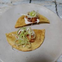 Starter taco at MESA Restaurant in Paris