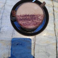 Chocolate caliente at MESA Restaurant in Paris