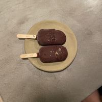 Pécan lollipop  #Veganuary at MESA Restaurant in Paris